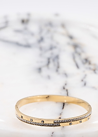 Baget Taşlı Çelik Kelepçe