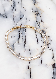 Baget Taşlı Su Yolu Çelik Bileklik