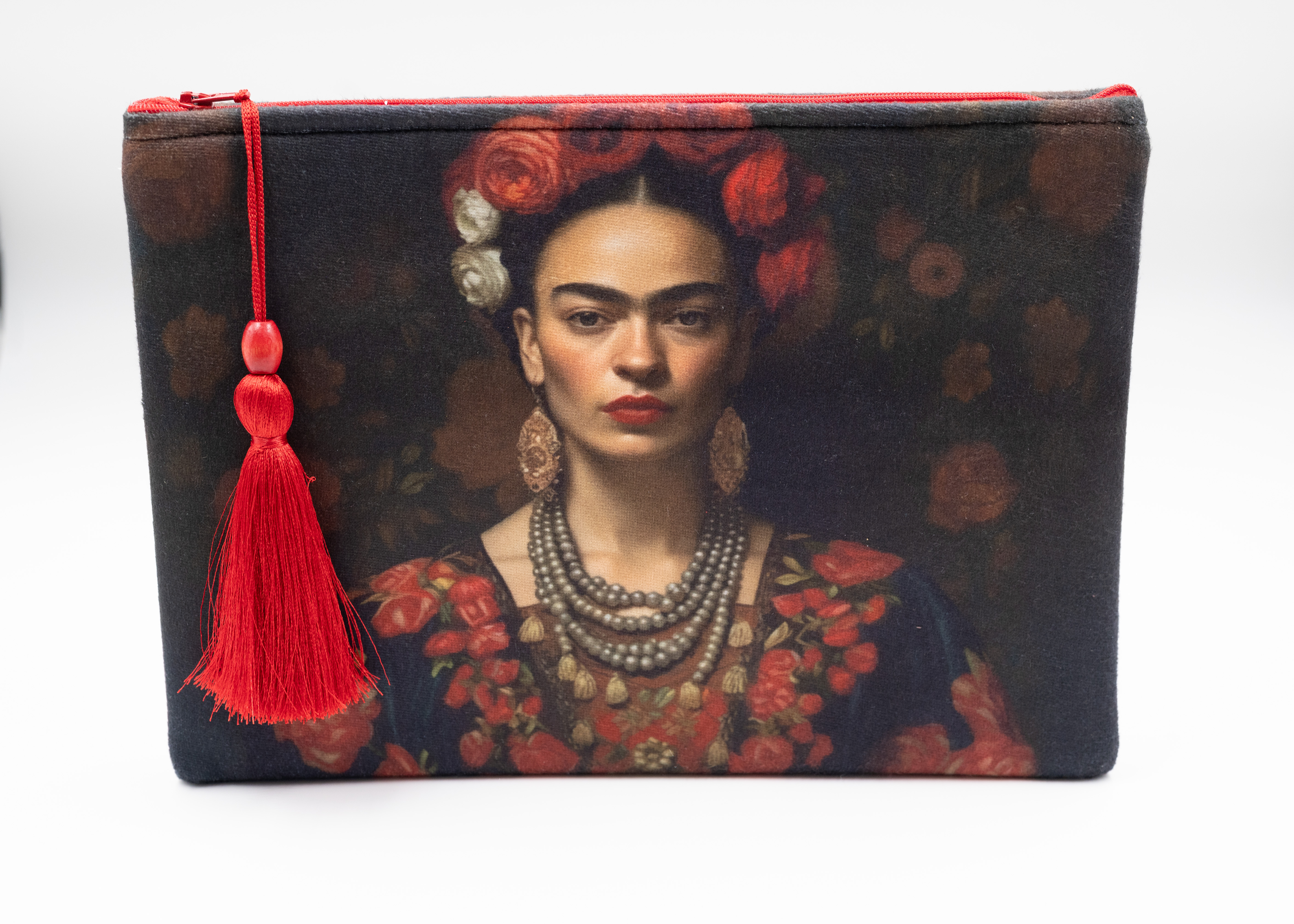 Frida Kahlo Desenli Büyük Cüzdan